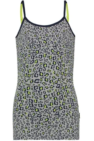 Vingino G 194-1 Leopardacid Singlet Grey Mele