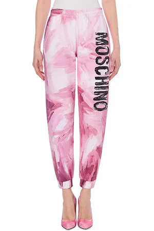Moschino Painting Fleece Jogging Pink