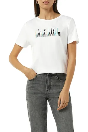 Comma, T-shirts White