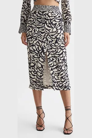 Reiss Tori Skirt Black/white