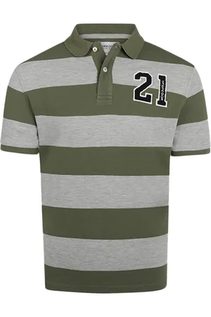 McGregor Stripe Heritage 21 Polo Rf Olive