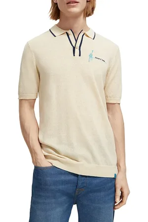 Scotch&Soda Knitted Polo Stone