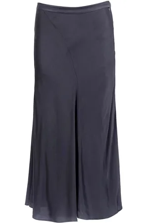 River Woods Overknee Wide Skirt Grey