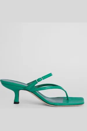 By Far Desiree Emerald Grained Leather Emerald