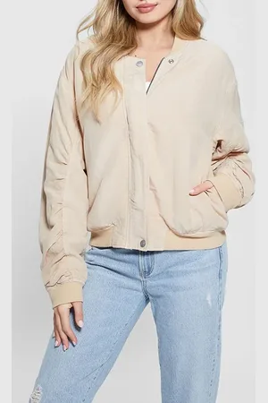Guess GUESS Ls Odessa Flight Jacket Calm Sands Multi