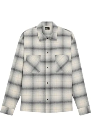 The Kooples Chemise Manches Longues A Carreaux Navy-beige