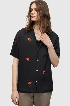 AllSaints Eivissa Ss Shirt Jet Black