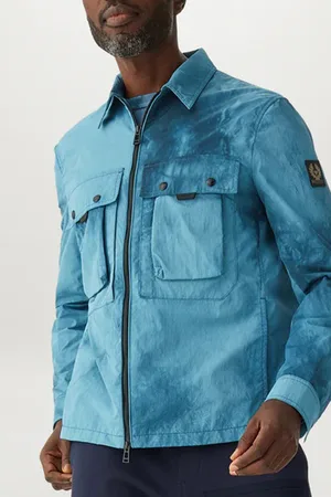 Belstaff Tactical Overshirt Ocean Blue