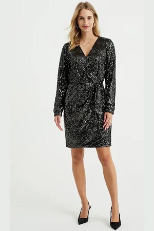 WE Fashion Dress Short Silver