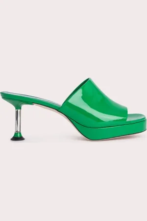 By Far Cala Green Patent Leather Green