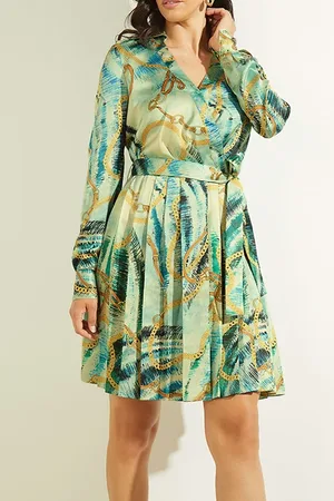 Guess GUESS Chain Reaction Dress Chain Reaction Print