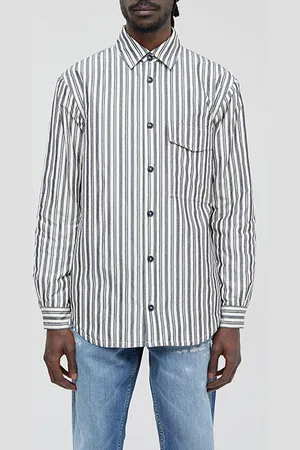 Closed Men Relaxed Button Down Shirt Dark Night