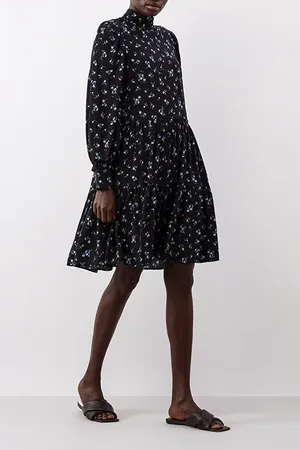 Ivy & Oak Marla Ann Aop - Millefleur Black