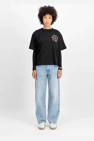 Alpha Industries Logo T Black