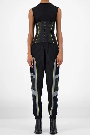 Daily paper Navy Pinstripe Juwan Top
