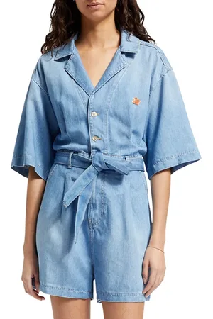 Scotch&Soda Short Sleeve Playsuit Sea Shells Sea Shells