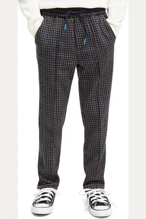 Scotch&Soda Relaxed Slim-fit Knitted Pants Night Check