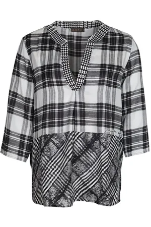 MUCHO GUSTO Blouse Barcelona Black White