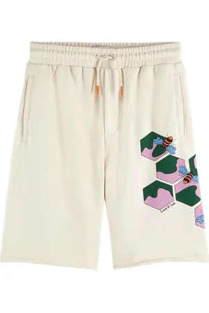 Scotch&Soda Bee Hive Shorts Ecru