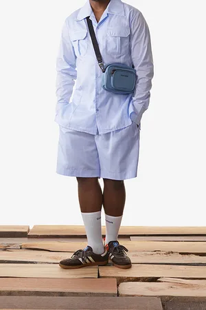 Daily paper Light Blue Kohan Shorts