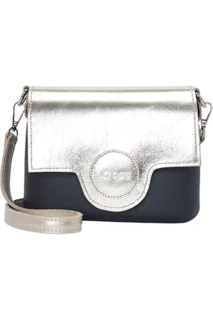 O bag Opocket Composed Circular Logo Flap Black