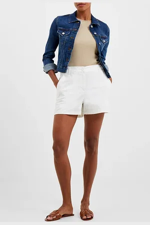 French Connection Vaughn Cotton City Short White