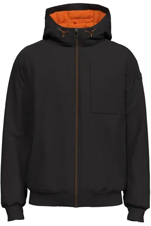 Scotch&Soda Stretch Padded Hooded Jacket Black