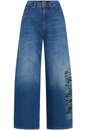 Karl Lagerfeld Denim Culottes Mid Blue