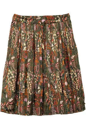 Scotch&Soda Girls All-over Printed Mid-length Pleated Skirt Combo D