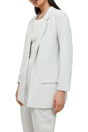 AllSaints Aleida Jersey Blazer Mint Green