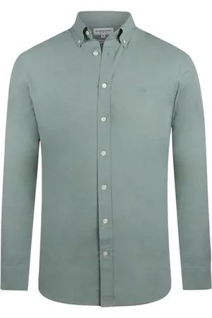 McGregor Cotton Linen Shirt Sage