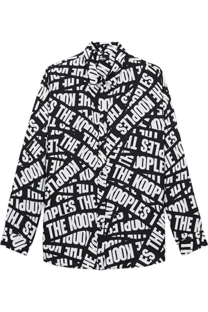 The Kooples Chemise A Manches Longues Col Classique Black White