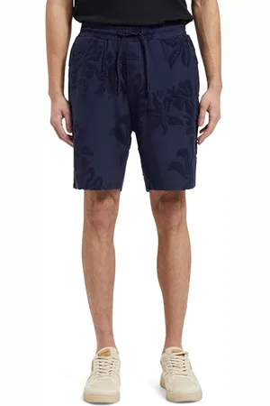 Scotch&Soda Jacquard Towelling Shorts Navy Blue