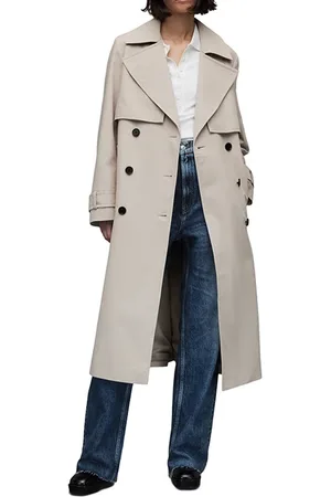 AllSaints Mixie Leo Trench Beige