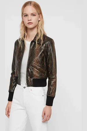 AllSaints Pascao Oba Bomber Khaki Green