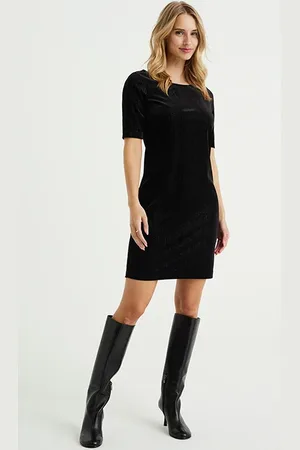 WE Fashion Dress Mid Length Black