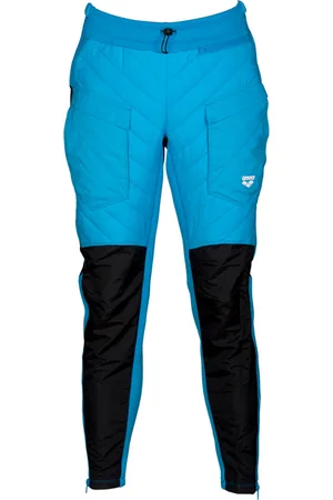 Arena Half-quilted Pant Cyan Black