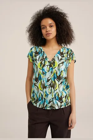 WE Fashion Blouse Light Blue
