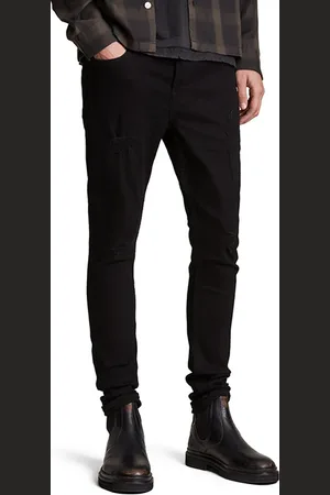AllSaints Cigarette Damaged Black