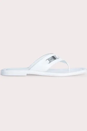 By Far Zizi White Gloss Grained Leather White
