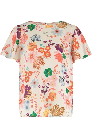 Fabienne Chapot Elle Top Cream White/pink Ber