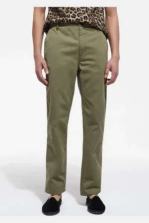 The Kooples Pantalon Cargo Mix Coloris Kaki Olive Night