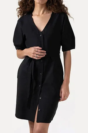 ANOTHER LABEL Liva Dress Black