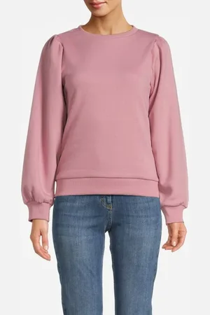 French Connection Fc Puff Sleeve Sweat Foxglove