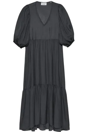 Catwalk Junkie Tiered Maxi Dress Dark Grey