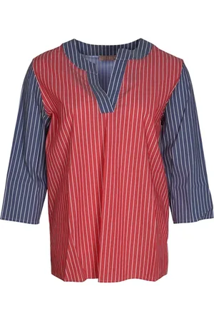MUCHO GUSTO Blouse Cotton Stripes