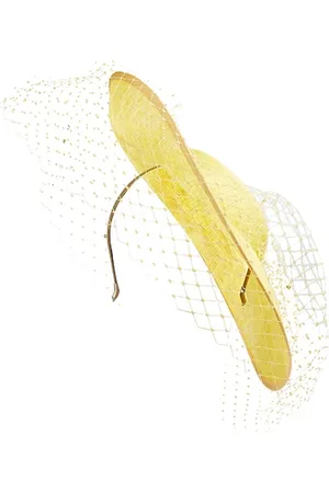 LK Bennett Ht Annalise Wide Brim Lemon
