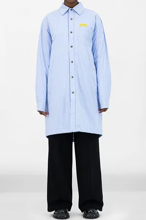 Daily paper Blue Striped Jair Padded Shirt