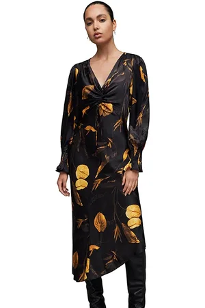 AllSaints Naomi Aretha Dress Black