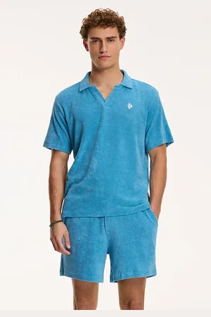 Shiwi Nico Toweling Polo Canadian Blue